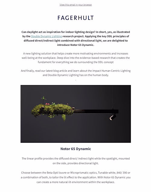 Fagerhult UK - Email Marketing 