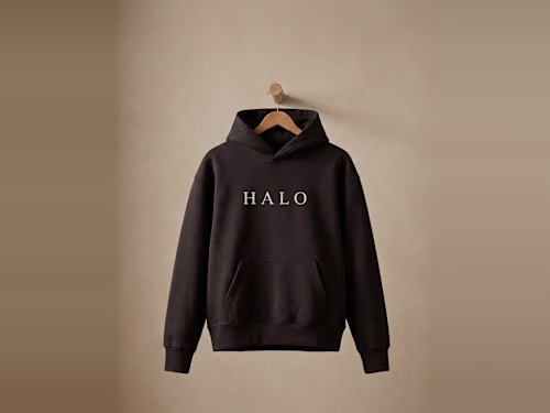 Halo Merch Mockups: AI Workflow in Flora