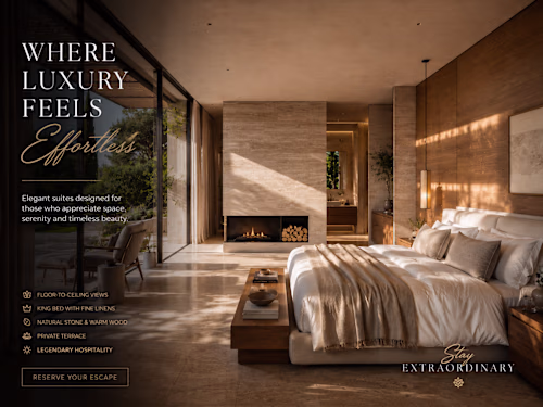 A breathtaking minimalist luxury hotel