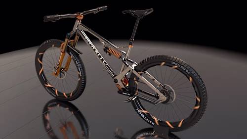 Product Visualization — Mountain Bike, Full PBR Materials
