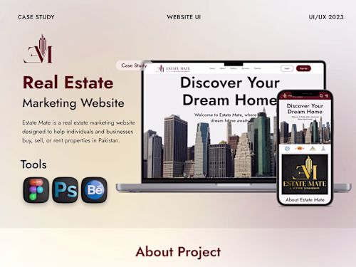 Real Estate Website UI/UX Design | Property Website Design