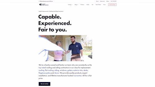 Home Improvement Contractor Website