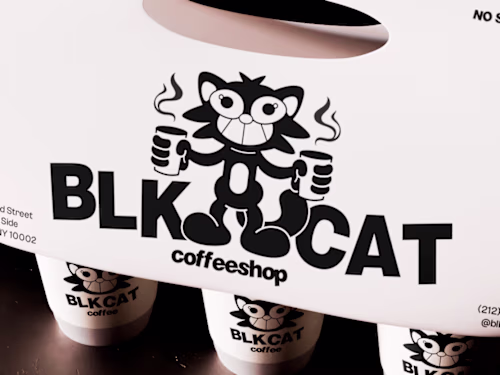 BLK CAT COFFEE is a