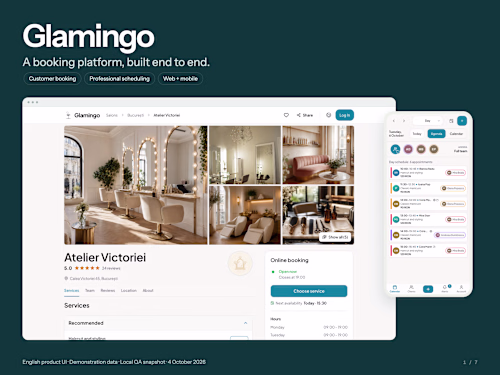 Glamingo | Booking SaaS & Mobile Platform