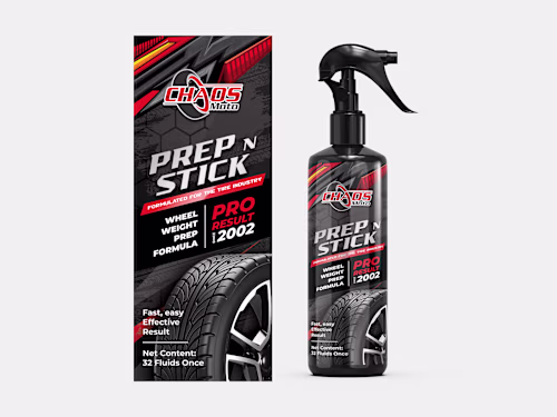 Prep n Stick Bottle Label