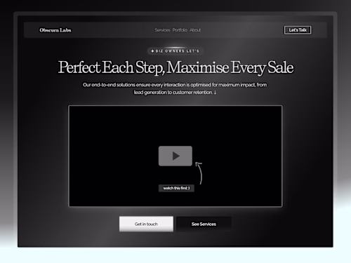 Mushin Studio • Agency Site