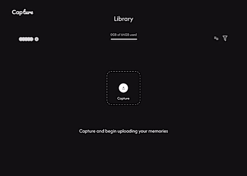 Capture - Your online safespace. The idea behind this was to...