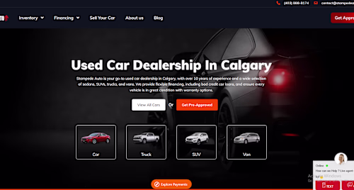Car Dealership WordPress (Elementor) Website