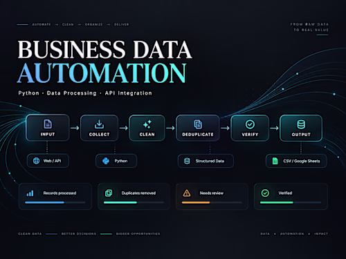 Python Business Research & Data Automation