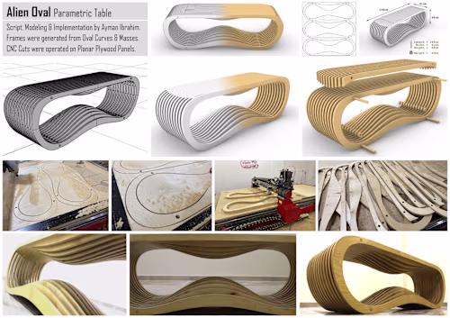 Parametric Alien Table