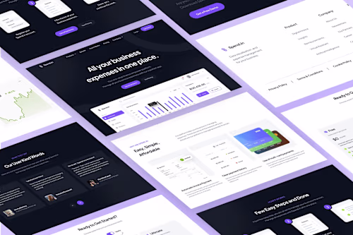 Developed a SAAS-Landing Page on Webflow