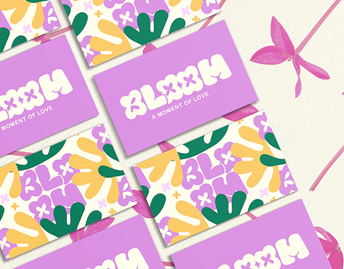 Bloom- Bold & Colorful branding for a flower shop