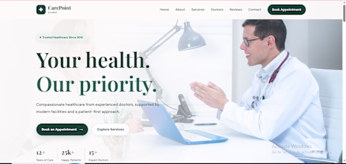 CarePoint Clinic — A clean,