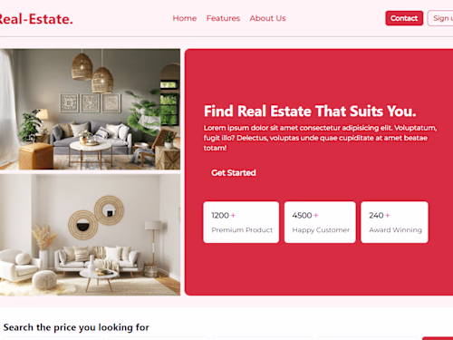 Real Estate Listing Website