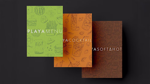 Menu Design Collection – Various Restaurants