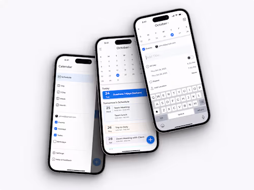SyncSched - Calendar Application 