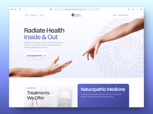 Yaletown Integrative Clinic - Website Design & Development