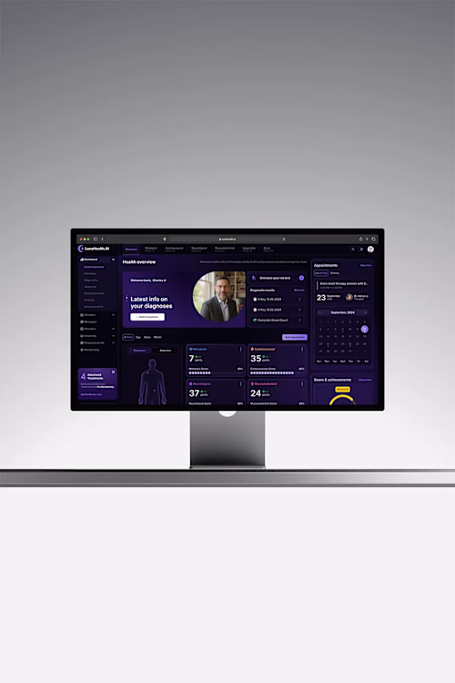 Luna Health AI — Six Health Domains, One Dashboard