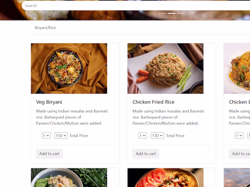 Restaurent FullStack Website