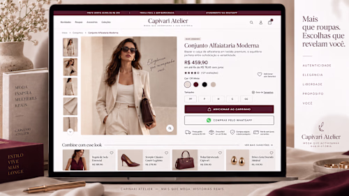 Capivari Atelier — Fashion E-commerce Experience Designed an...