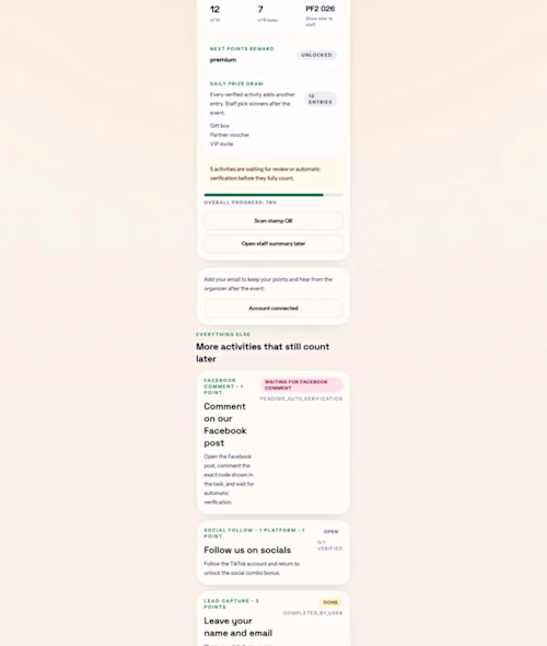Event Engagement Platform — Product Design & Prototyping