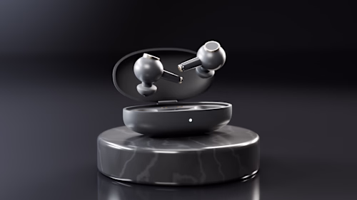 Wireless Earbuds | Product CGI in Blender