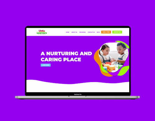 Little Learners - Daycare center - Web Design