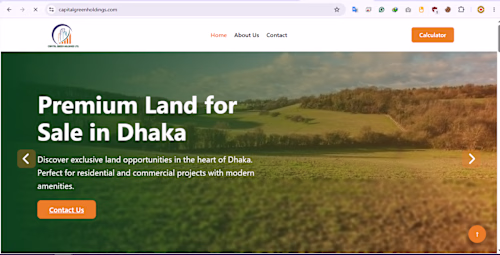 Real State Business Website for Capital Green Holdings Limited