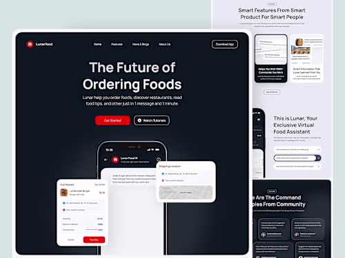 High-Tech Landing Page Development