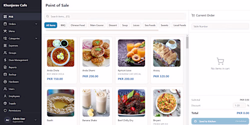 Desktop App for Restaurant