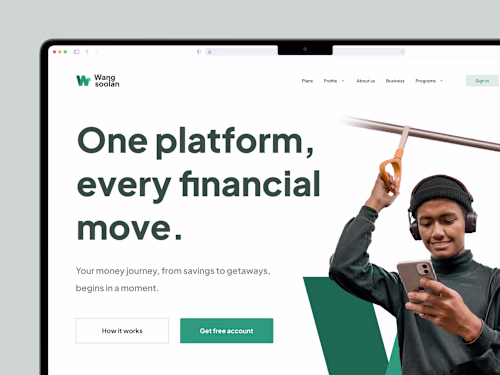 Wangsoolan Financial - Landing Page