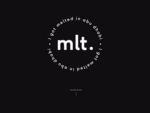 🍔 mlt. Abu Dhabi Restaurant Landing Page - UI/UX Study