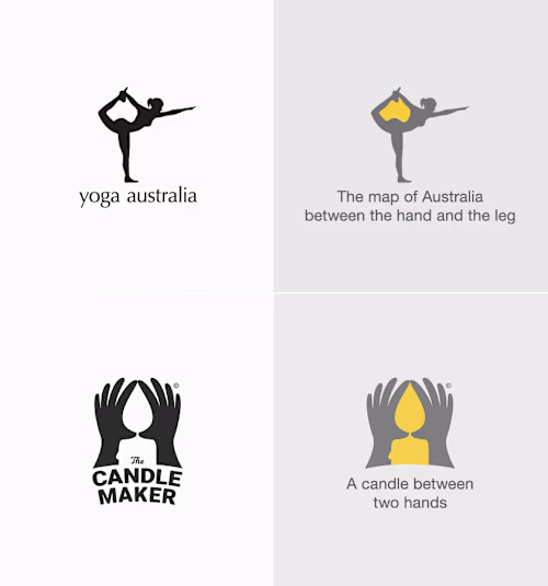 Crafted two concept-driven logos using