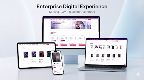 Enterprise Telecom Platform | STC Kuwait | Next.js & React