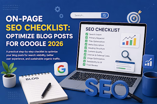 On-Page SEO Checklist: Optimize Blog Posts for Google 2026