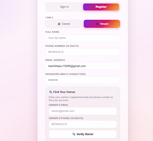 Rentflow-Multi tenant Multi-Property Management system