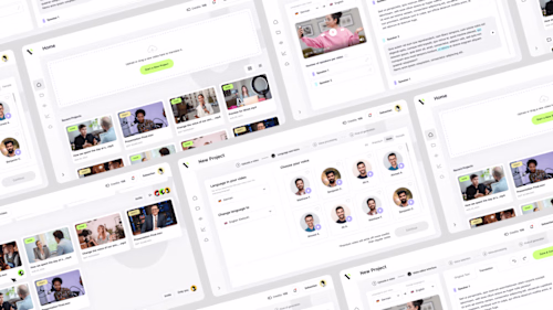 Voxans AI based Saas – UI / UX Design