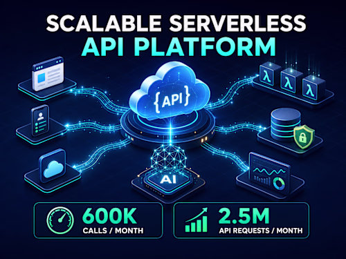 Scalable AWS Serverless API Integration Platform