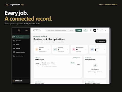 Signature BP Ops | Internal Operations App