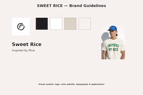 SWEET RICE - Brand Guidelines