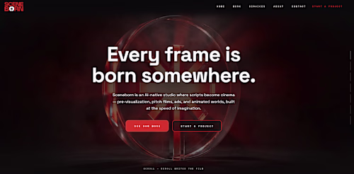 Sceneborn — an interactive parallax