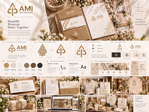 AMI Decoration - Logo Design & Visual Identity