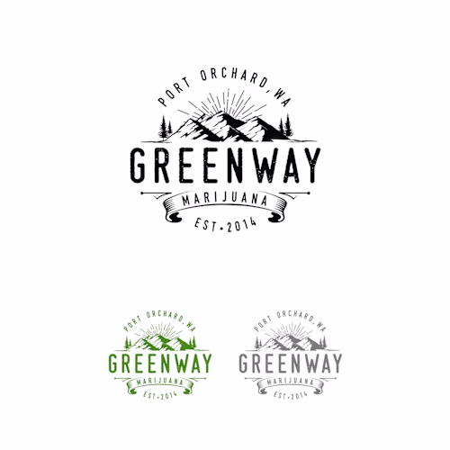 Marijuana logo on Behance