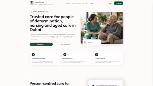 Equality Care is a professional
