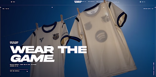 E-commerce website for sports clothing