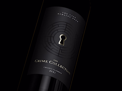 The Crime Collection — Luxury Wine Label Design