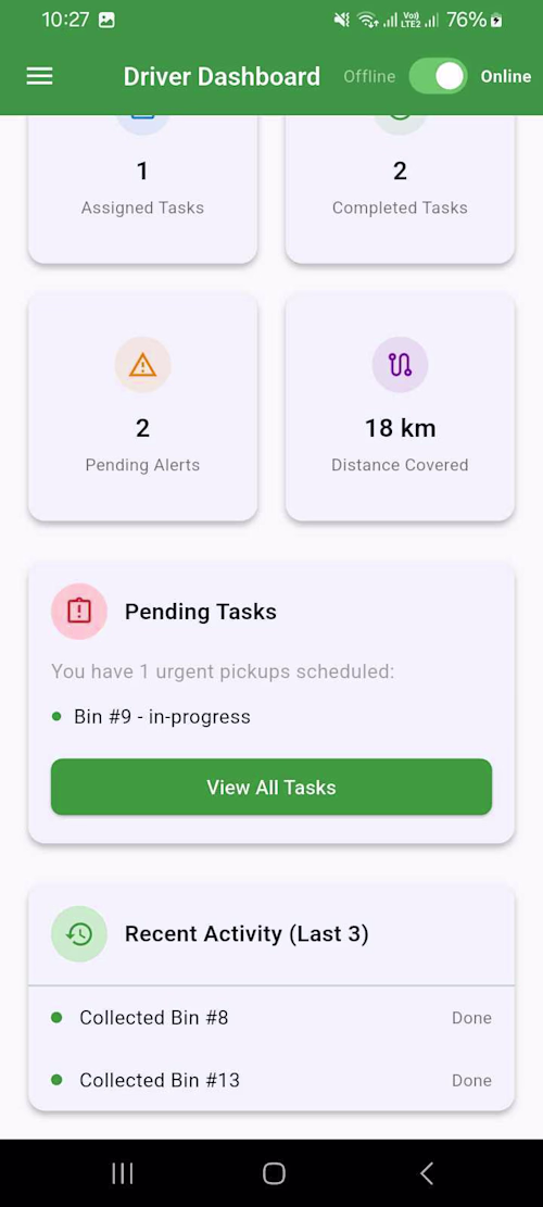 Developed a Flutter-based Driver Mobile