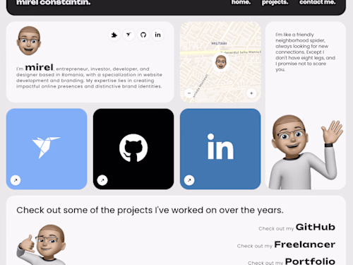 Personal Website (mirelc.pazal.agency)