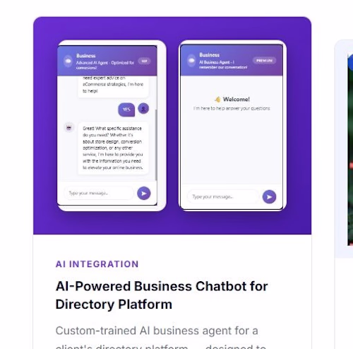 AI-Powered Business Chatbot for Directory