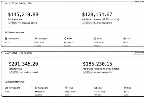 Klaviyo Email Automation & Revenue